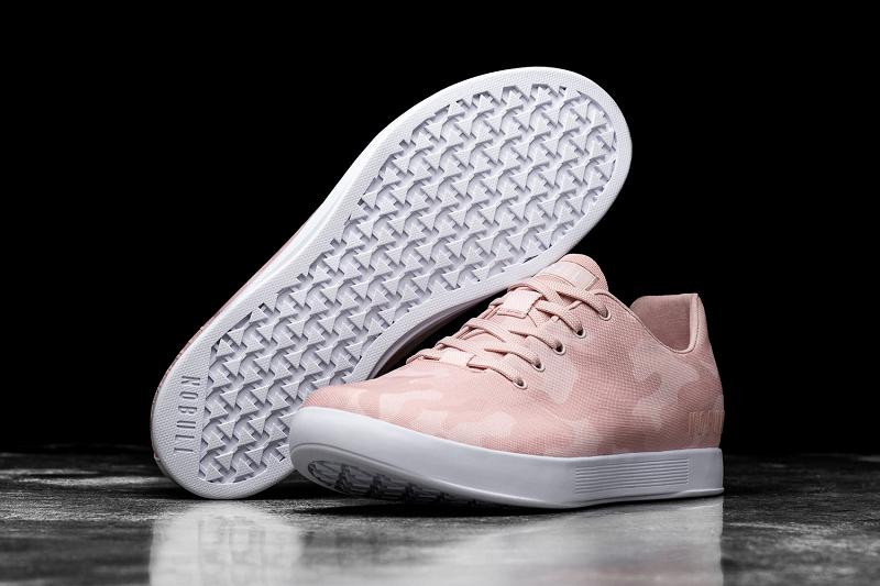 Rose / Camo Nobull Rose Camo Canvas Women's Trainers | CA W2128N